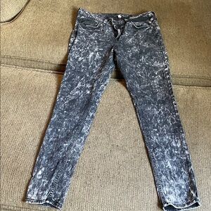 rag & bone Women's Black and Gray Skinny Jeans